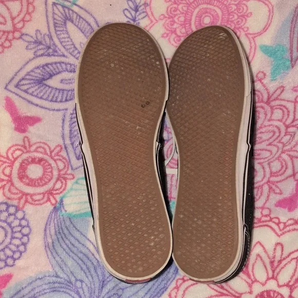 Vans Atwood Black and White Canvas Low Top Shoes Womens Size 9 - Picture 9 of 9